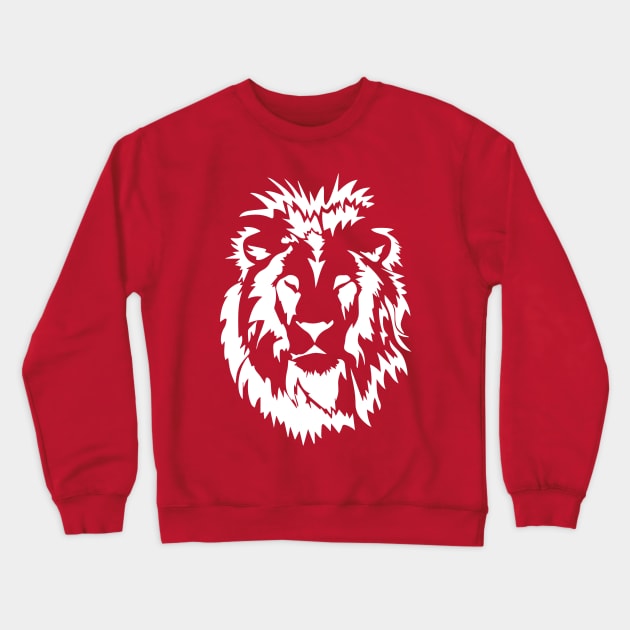 Lion Head Crewneck Sweatshirt by Madhav